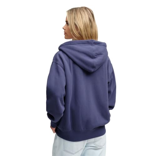 Superdry Femme Sweat Zippé à Capuche Luxe Faux Fur Coupe Décontractée - vue 3