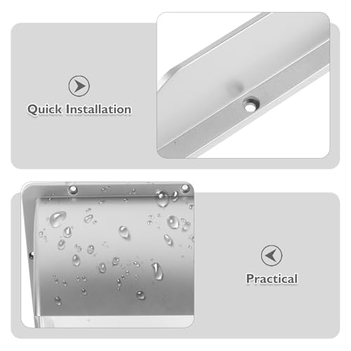 Protector impermeable para teclados de control de acceso exterior con cubierta transparente 7