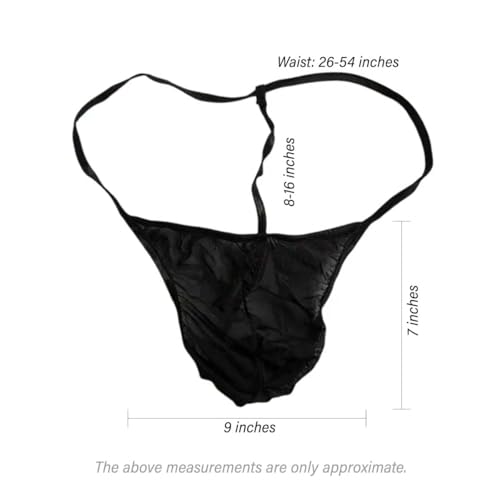 APPEARUS Disposable Women's Black T-String Thong Bikini Panties for Spray Tanning and Spa Treatments, One Size2