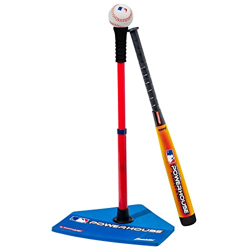 Franklin Sports MLB Adjust-A-Hit T-Ball Set Blue/Red, 5-18 Years Includes Tee, Ball, & Bat by Franklin Sports - Used condition - US$36.18
