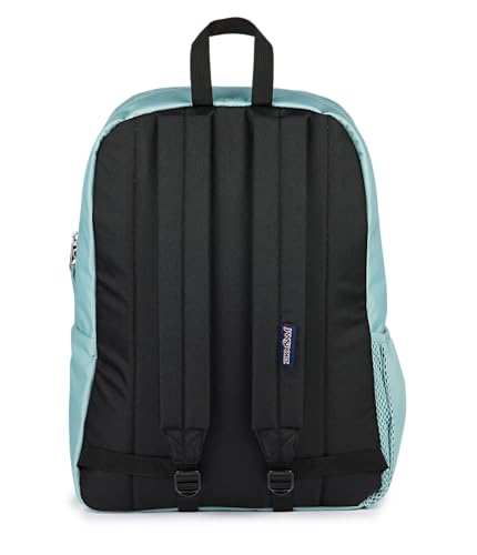 Image of JanSport Cross Town Backpack - Simple Bag for Everyone with 1 Main Compartment, Front Utility Pocket - Premium Class Accessories - Faded Sage