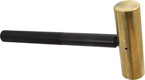 -2-1/2 Lb Brass Head Nonsparking Brass Hammer (2 Pack)