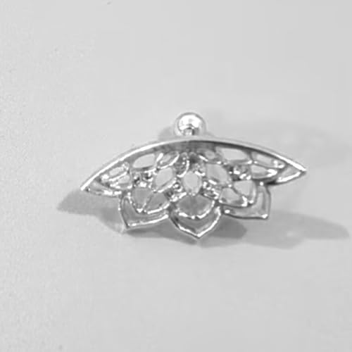 Helix Earrings Boho Lotus Gothic Halloween Cartilage Earrings for Women Hidden Helix Earring Halloween Gothic jewelry Accessories for Party Outfits Trendy Jewelry Gifts4