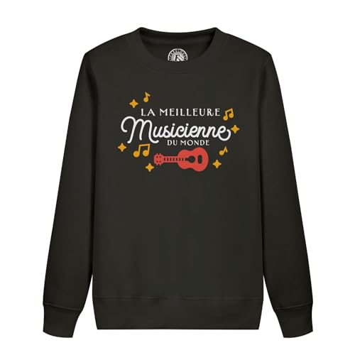 Sweatshirt enfant la meilleure musicienne fini les pulls inconfortables pour jouer de la guitare