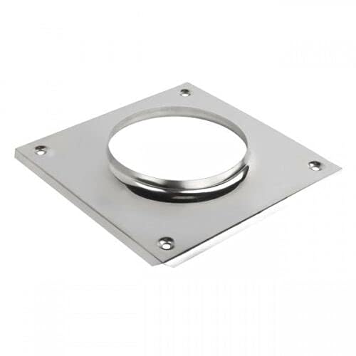 Stainless Steel Chimney Top Plate Stoves Pipe Collar Duct Hose Fuel Liner. (150mm) 150mm