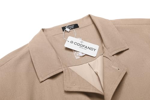 COOFANDY Men's Linen Cotton Casual Suits Blazer Jackets Lightweight Sports Coats2