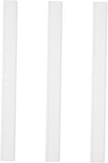 FRCOLOR 3pcs Wiper Strip Silicone Hand Squeegee Black Shower Squeegee Cleaning Scraper Window Squeegee Replacement Shower Squeegee Replacement Blade Glass Squeegee Car White Rubber Refill