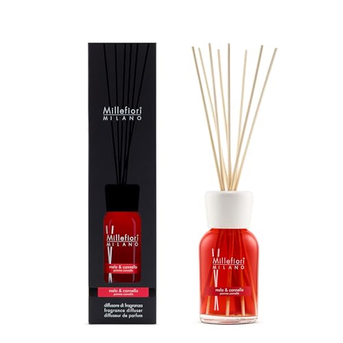 Millefiori Milano Scented Reed Diffuser | Mela and Cannella | 250 ml
