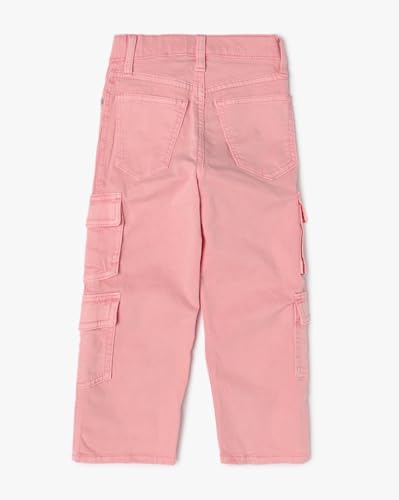 Image of GAP Kids Girl Straight Fit Mid Rise Clean Washed Pants