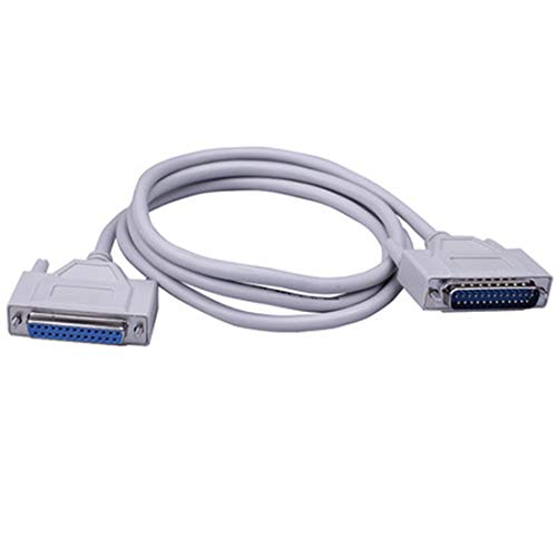 Lime2018 25 pin DB25 Printer Parallel Cable.Be Used for The Connection Between The Computer and Serial Devices and Transfer The Signals Between Them. (3M, Male to Female)