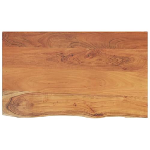 vidaXL Comptoir de Salle de Bain 90x60x2,5 cm rectangulaire Acacia, comptoir en Bois, Dessus de Vasque de Salle de Bain, comptoir de Vasque de Salle de Bain