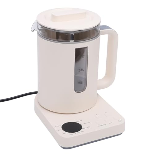 Tetera eléctrica de vidrio 1.2L con control inteligente miniatura 2