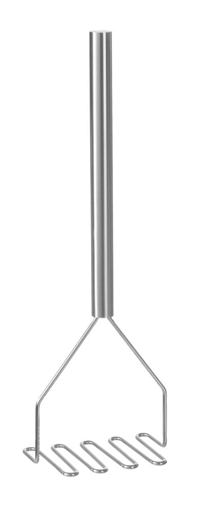 HENDI Kartoffelstampfer, Heavy-Duty, extra großes Modell, spülmaschinengeeignet, Gemüsestampfer, 200x130x(H)810mm, Edelstahl