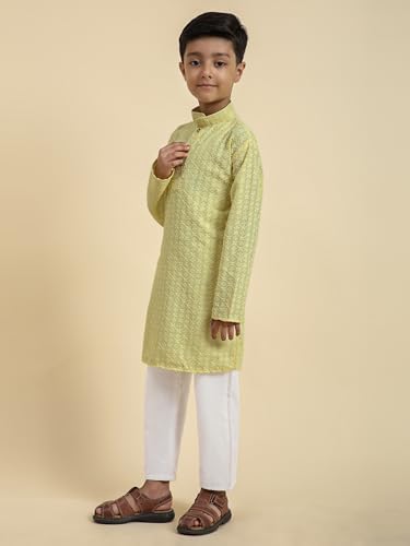 Image of Pro-Ethic Style Developer Boys Cotton Kurta Pajama For Kid's Ethnic Wear | Cotton Kurta Pajama (S-227)