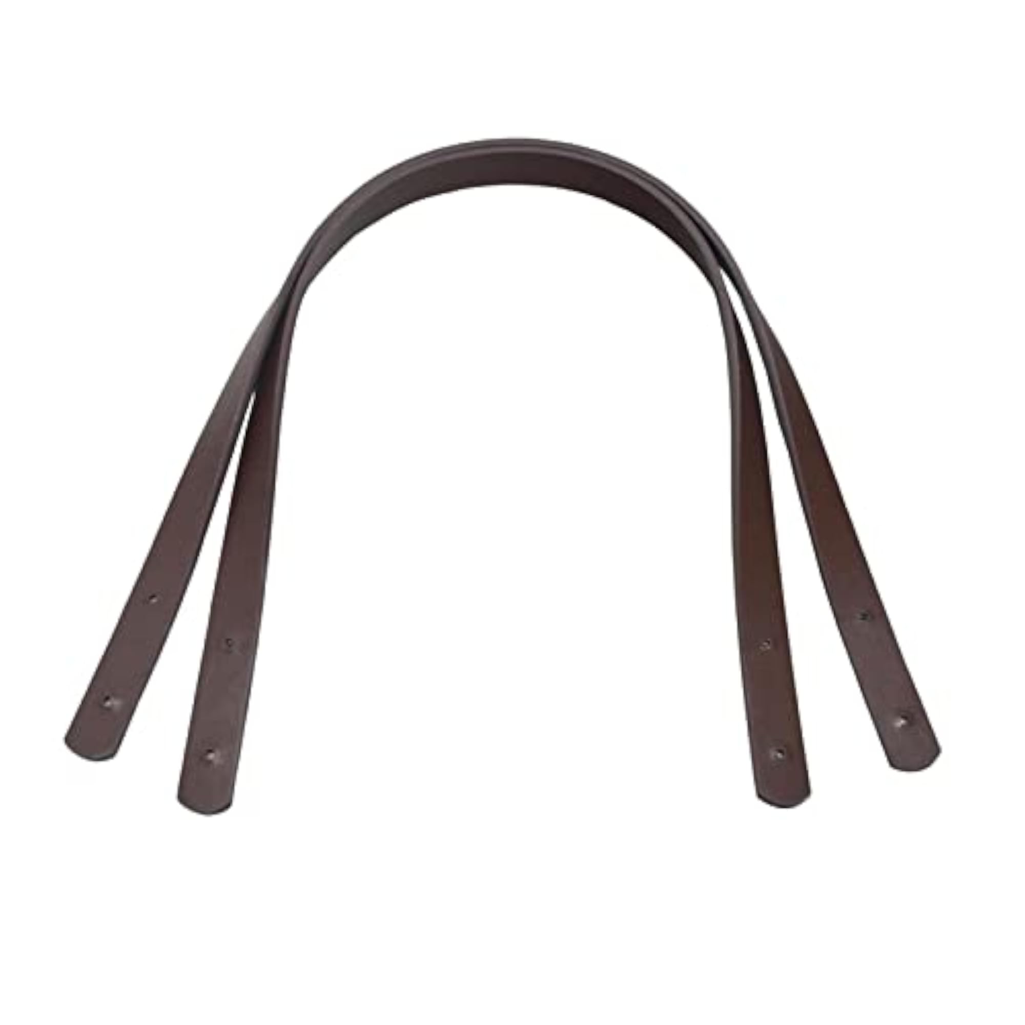 2x Bag Strap Belt Replacement Handle, Dark Brown