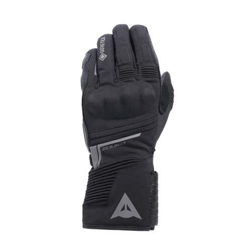 Dainese - Funes Gore-Tex Gloves+Gore Grip Technology, Guantes de Invierno para Moto, Acolchados, Antideslizantes, Protectores de Nudillos, Pantalla Táctil, Negro, M