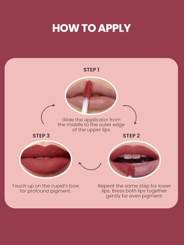 Image of INSIGHT Non Transfer Liquid Lipstick Kit - Reds (Pack of 3) | Waterproof | Matte Finish | Transfer & Smudge Proof | Lightweight | 12 Hr Wear| Highly Pigmented 12 g
