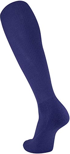Twin City Senior All-Sport Solid Color Tube Socks (Medium) Navy3
