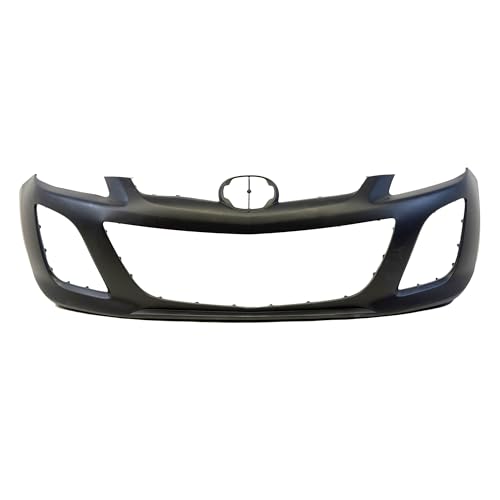 Image of FitParts Compatible with Mazda CX-7 2010-2012 Front Bumper Cover | Primed, With Fog Light Holes, Ready to Paint, OEM EH4450031FBB, MA1000226