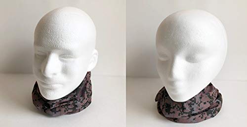 NICKSTON 6 cachecóis camuflados DST multifuncionais, sem costura, de microfibra, proteção contra poe