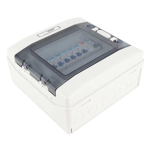 Cuadro Electrico, Cuadro Electrico Superficie Disyuntor en Miniatura Protección contra Fugas 63A 30mA RCD + 6MCB - Estilo 6WAY 230/400V