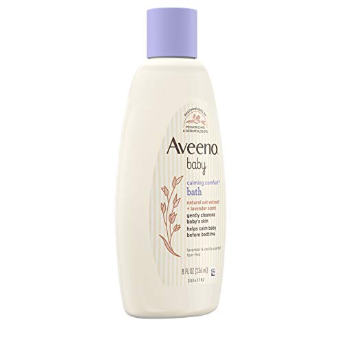 Aveeno Baby 100870 Calming Comfort Bath & Wash With Relaxing Lavender & Vanilla Scents & Natural Oat Extract, Hypoallergenic & Tear-Free Formula, Paraben-, Phthalate- & Soap-Free thumb #7