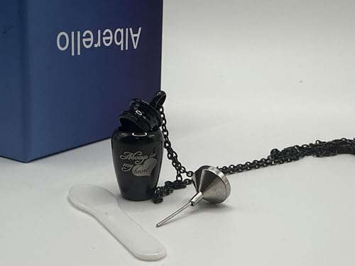 Collier urne pour cendres d'exception, bijou souvenir de crémation raffiné