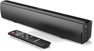 Majority Bowfell Small Sound Bar for TV with Bluetooth, RCA, USB, Opt, AUX Connection, Mini Sound/Audio System for TV Speakers/Home Theater, Gaming, Projectors, 50 watt, 15 inch