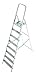 SCALA ALLUMINIO COLOMBO 8 GRADINI PORTATA 150 KG ART. S107A08W