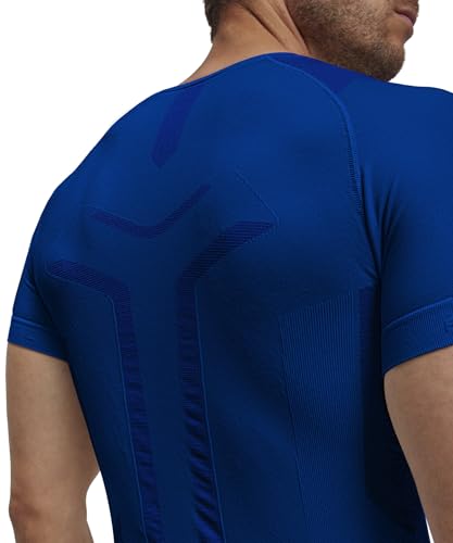 FALKE Men's Warm Round Neck M S/S Ts Functional Yarn Quick Dry 1 Piece Base Layer Top (Pack of 1) - Image 6