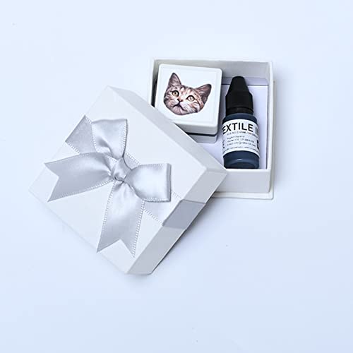 Custom Pet Portrait Stamp Personalized Photo Stamp Diy For Dog/Cat/Rabbit Face Animal Stamp Ink Stamp For Scrapbooking Card And Decorative Personalized Gifts (Blue) #TOP4