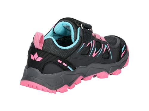 Lico Unisex Kinder Allen Vs Trekkingsschuhe, Anthrazit Pink Türkis, 27 EU
