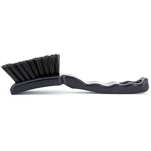 Image of SPARTA 41395EC03 Plastic Scrub Brush, Detail Brush, Kitchen Brush with Hanging Hole for Cleaning, 7 Inches, Black, (Pack of 6)