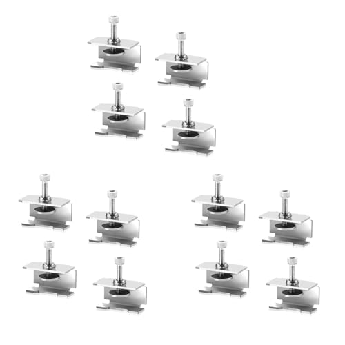 Pince de lit en verre réglable pour éviter le décollement de vos impressions 3D, pack de 12
