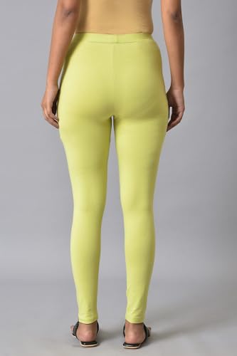 Image of W for Woman Women's Regular Fit High Rise Coral Cotton Jersey Tights