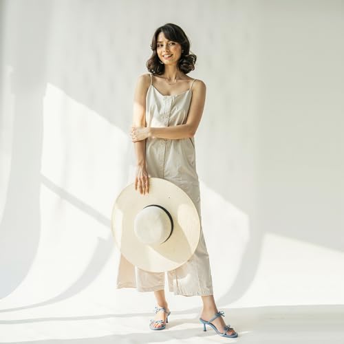 Image of Modatope Two Strap Heeled Sandals for Women Kitten Heel Rounded Toe Heels Women Slip on Open Toe Sandals
