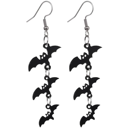 Boucles d'oreilles chauve-souris Garneck Halloween pour cosplay