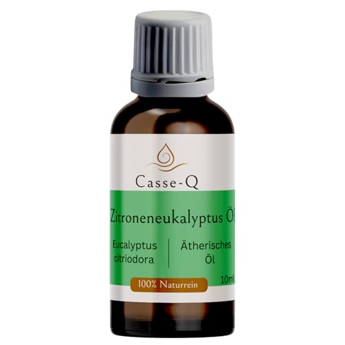 Zitroneneukalyptusöl 100% naturrein (Eucalyptus citriodora) 10 ml Ätherisches Öl für Aromatherapie Diffuser Duftlampe & sommerliche Duftmischungen