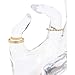Juvale Ring Holder for Women Hand Shaped Display Stand - 6.3 in, Clear Acrylic, Glossy Finish - Jewelry Holder & Stand for Rings - Plastic Hand Display