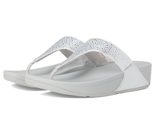 Image of FitFlop womens Lulu Crystal-mix Toe-post Sandals