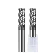 Carbide Corner Radius End Mill - 4 Flute Unequal Flute Spacing & Helix Design- for Stainless Steel -6R0.5*D6*15 * 50