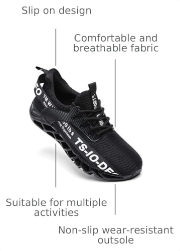 Image of FRSHANIAH Men Athletic Shoes Breathable Running Shoes Non-Slip Fashion Sneakers
