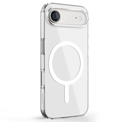 Image of GRIPP Clear Case Compatible with Mag-Safe for iPhone Air | 8ft Drop-Tested with D30 Technology, Raised Edges, Anti-Yellowing, Anti-Slip, Lightweight, 360 Protection Transparent Back Cover - Clear