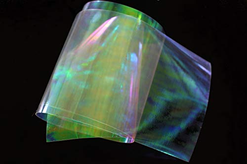 Tigofly 10 pcs 19cmX10cm Clear Fly Tying Rainbow Film Fly Tying Materials