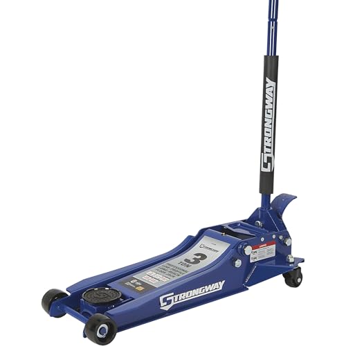 Strongway Long-Reach, Low-Profile Professional Service Floor Jack...
