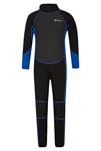 Mountain Warehouse Traje Completo de Neopreno para niños - Cuerpo: 2.5mm, Protección Solar UPF50+ - Costuras Planas y Cremallera de fácil Deslizamiento - para la Playa Carbón 7-8 Años Cover