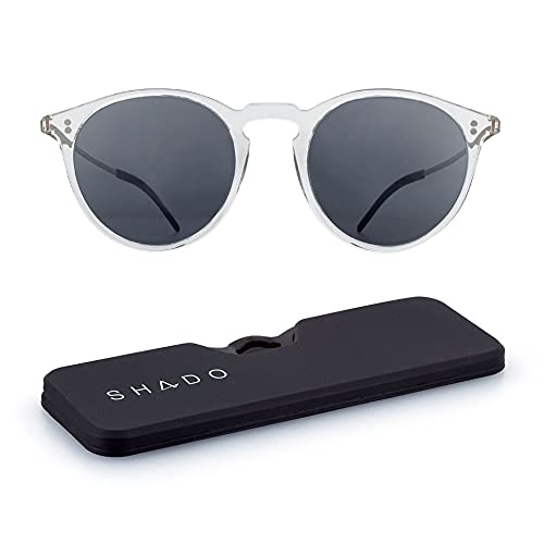 ThinOptics Gafas de Sol Shado, para Hombre y Mujer, Polarizadas, Ultrafinas | Gafas de sol polarizadas con protección UV total para hombre y mujer, ligeras y compactas, montura ultrafina, antiarañazos