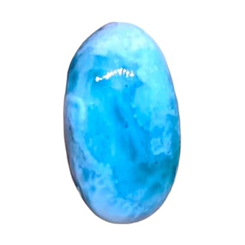 Larimar naturel cabochon pour imaginer votre futur pendentif bohème chic