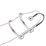 Stainless Steel Adjustable Double Loop Hook with Metal Practice Ring for Men Beginners and Experienced (USF46) (27)