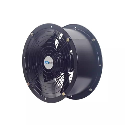 Ventilador de ventilación para cocina Extractor fuerte circular de 8 pulgadas alto volumen de aire Ventilador de ventilación interior ABS para baño miniatura 1